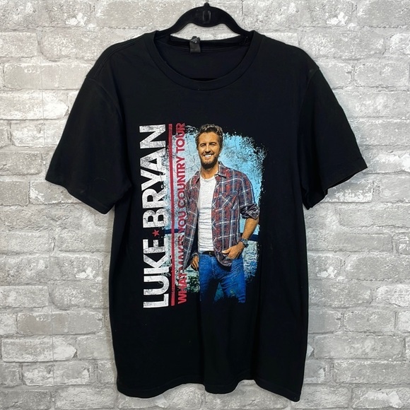 The Concert Tee Luke Bryan Tour Tee - Picture 1 of 5